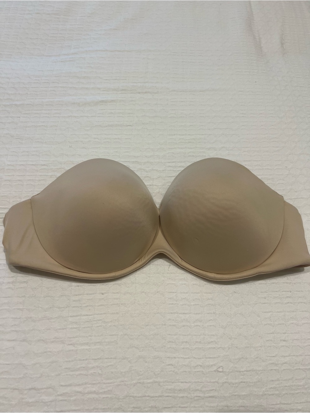Ambrielle Strapless Bandeau Bra - Beige
